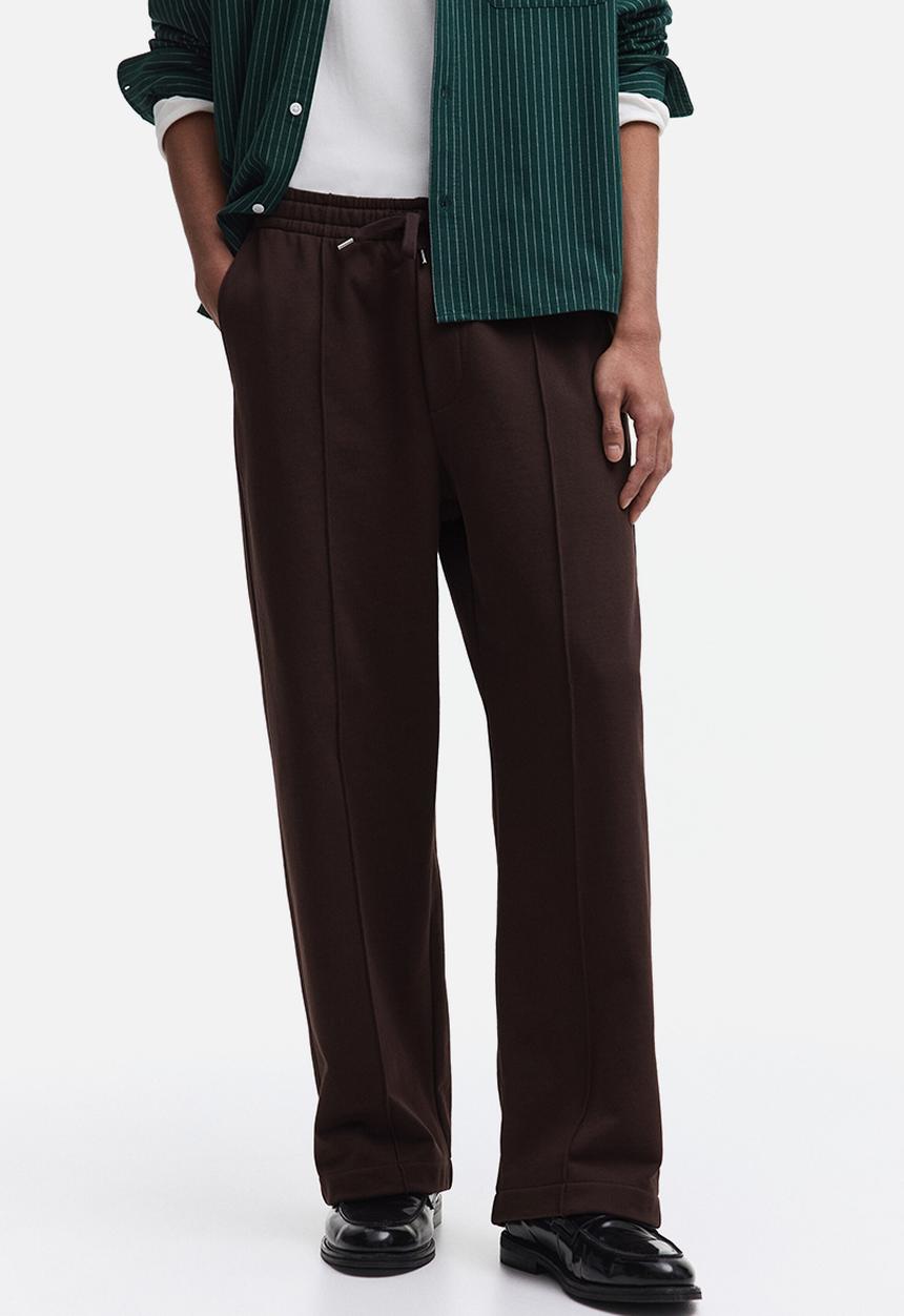 H&M - Relaxed fit joggers - dark brown