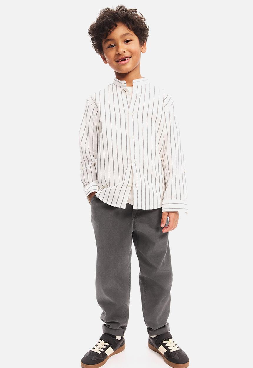H&M - Lyocell-blend chinos - dark grey