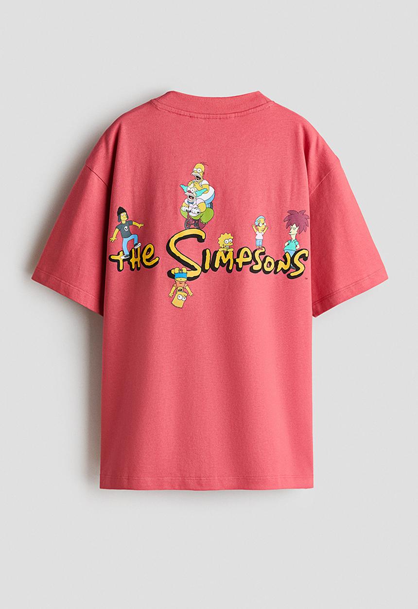 H&M - Printed t-shirt - red/the simpsons