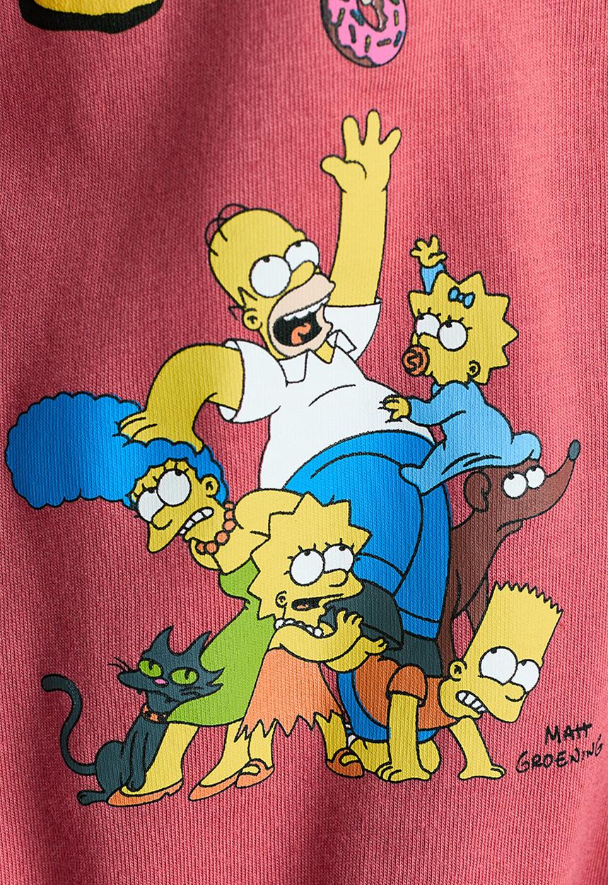 H&M - Printed t-shirt - red/the simpsons
