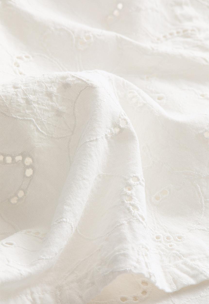H&M - 2 Pack broderie anglaise napkins - white