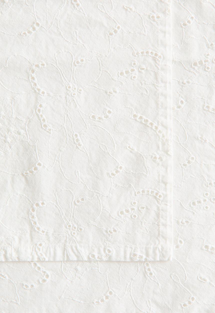 H&M - 2 Pack broderie anglaise napkins - white
