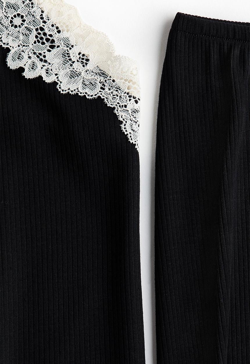 H&M - Pyjama set - black