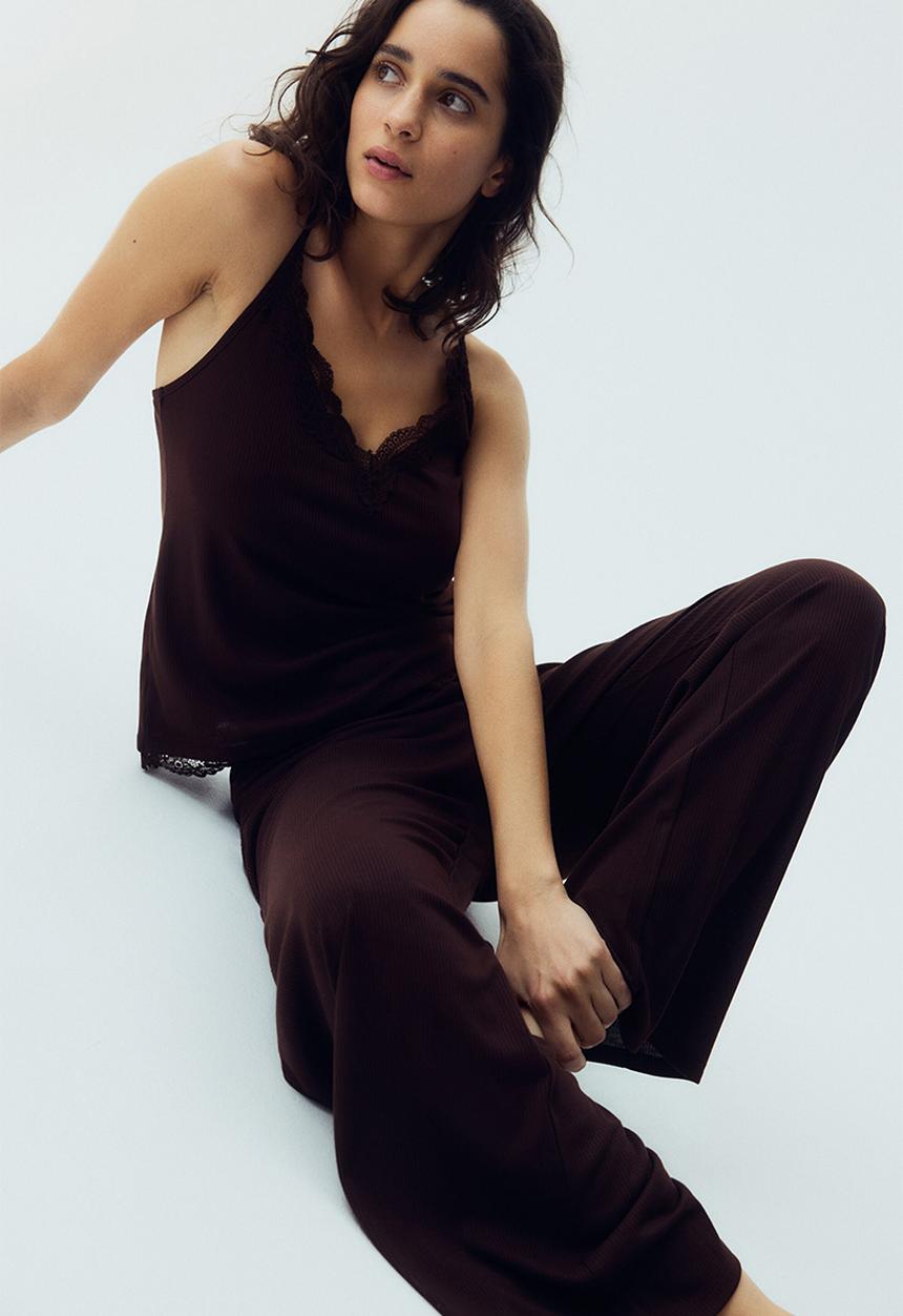 H&M - Pyjama set - dark brown