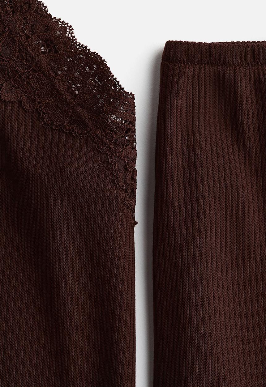H&M - Pyjama set - dark brown