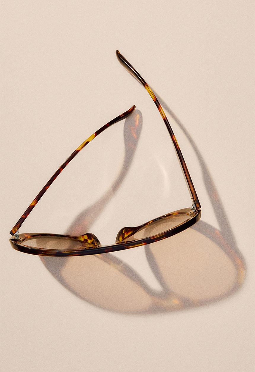 H&M - Aviator-style sunglasses - brown/tortoiseshell pattern