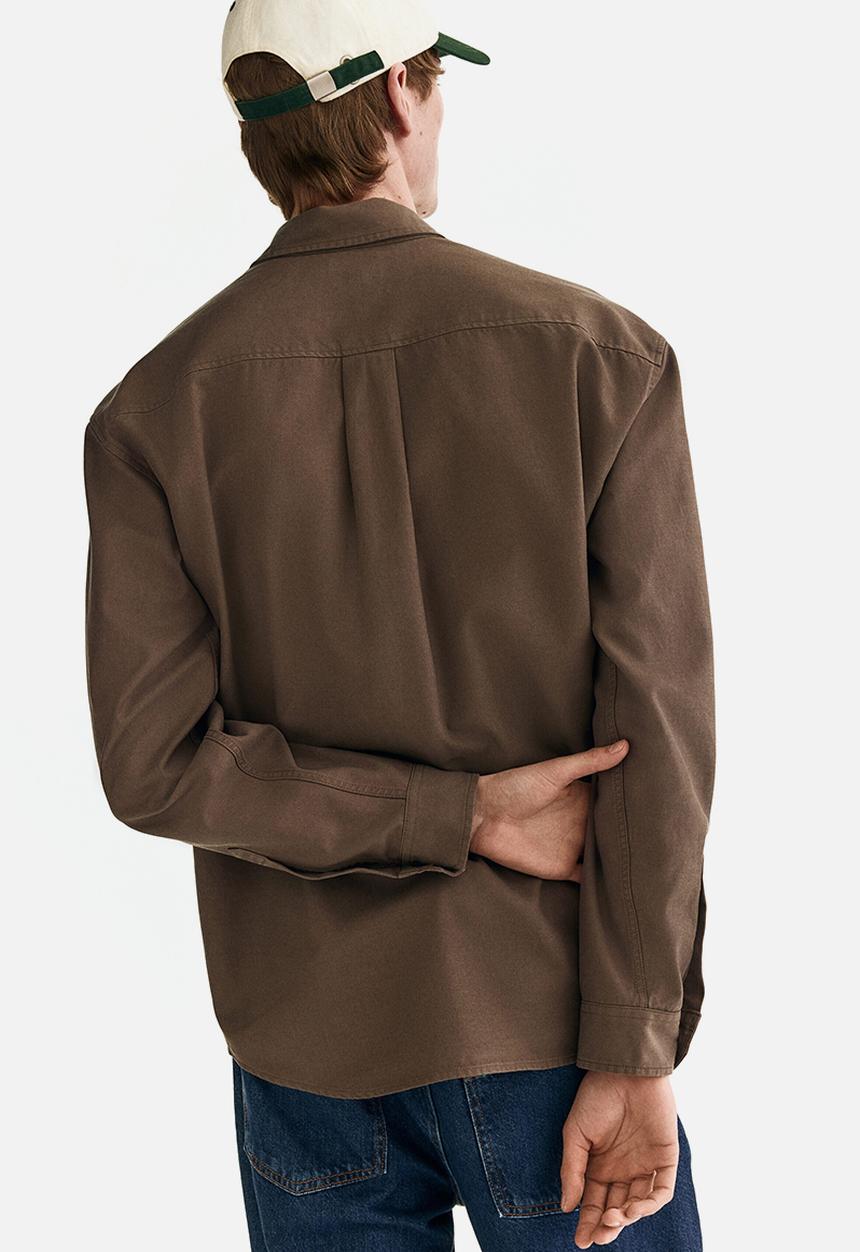 H&M - Relaxed fit shirt - brown