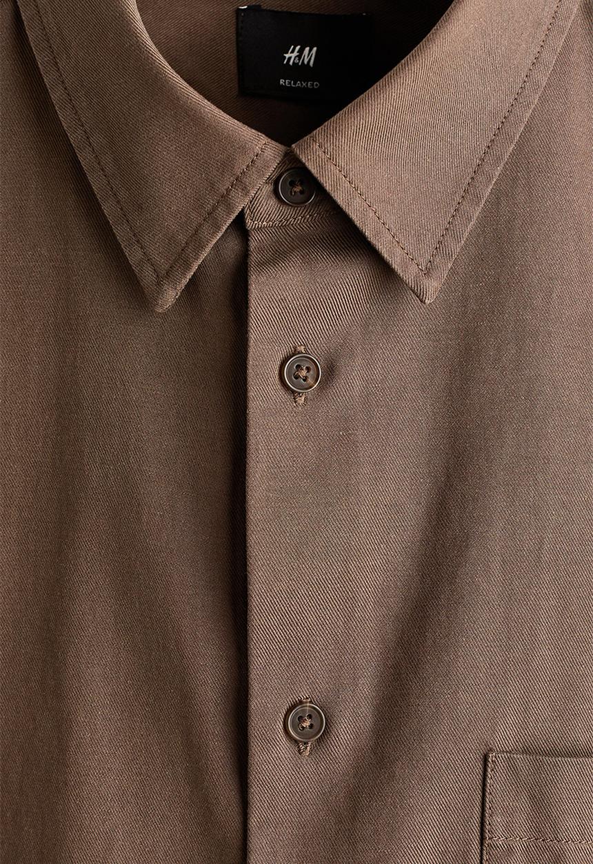 H&M - Relaxed fit shirt - brown