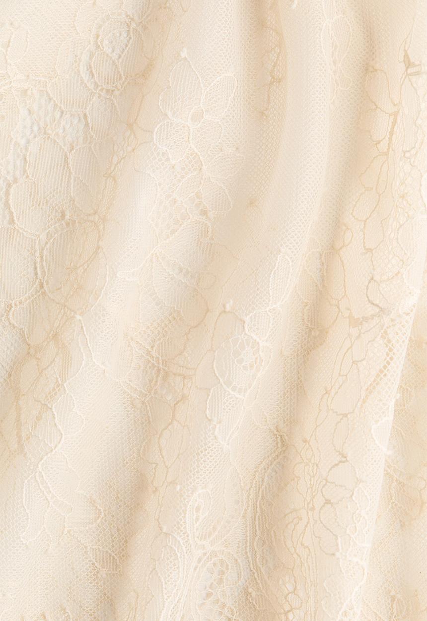 H&M - Lace hip scarf - light beige