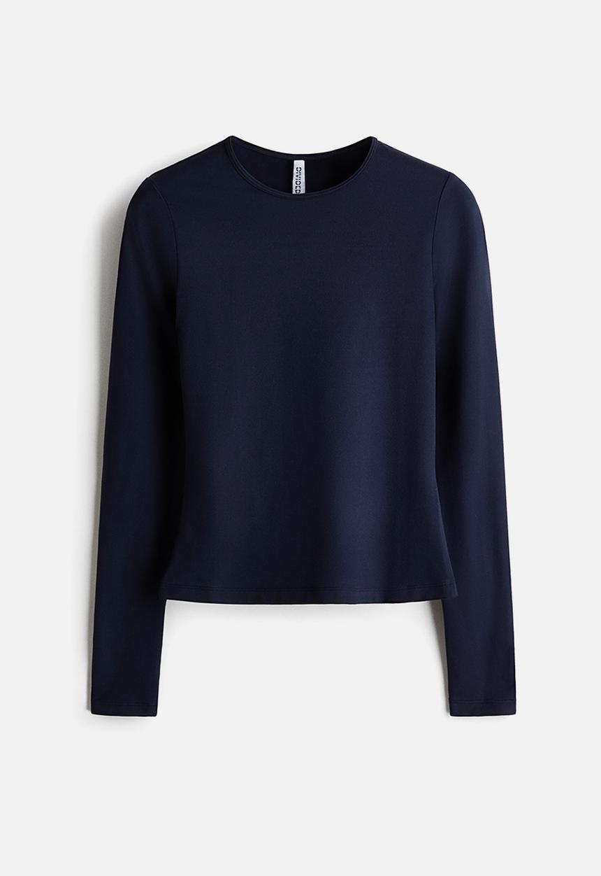 H&M - Long-sleeved jersey top - dark blue