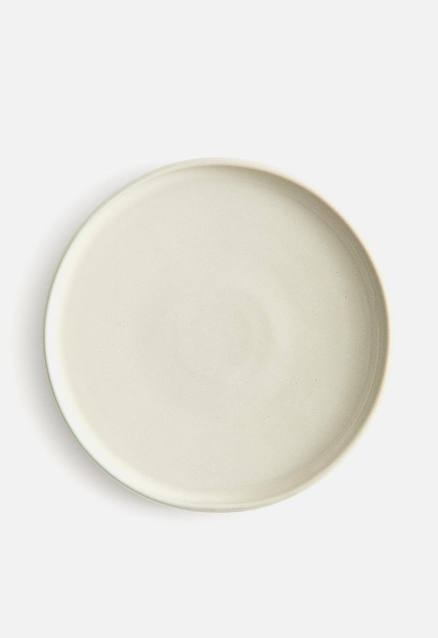 H&M - Stoneware dinner plate - white