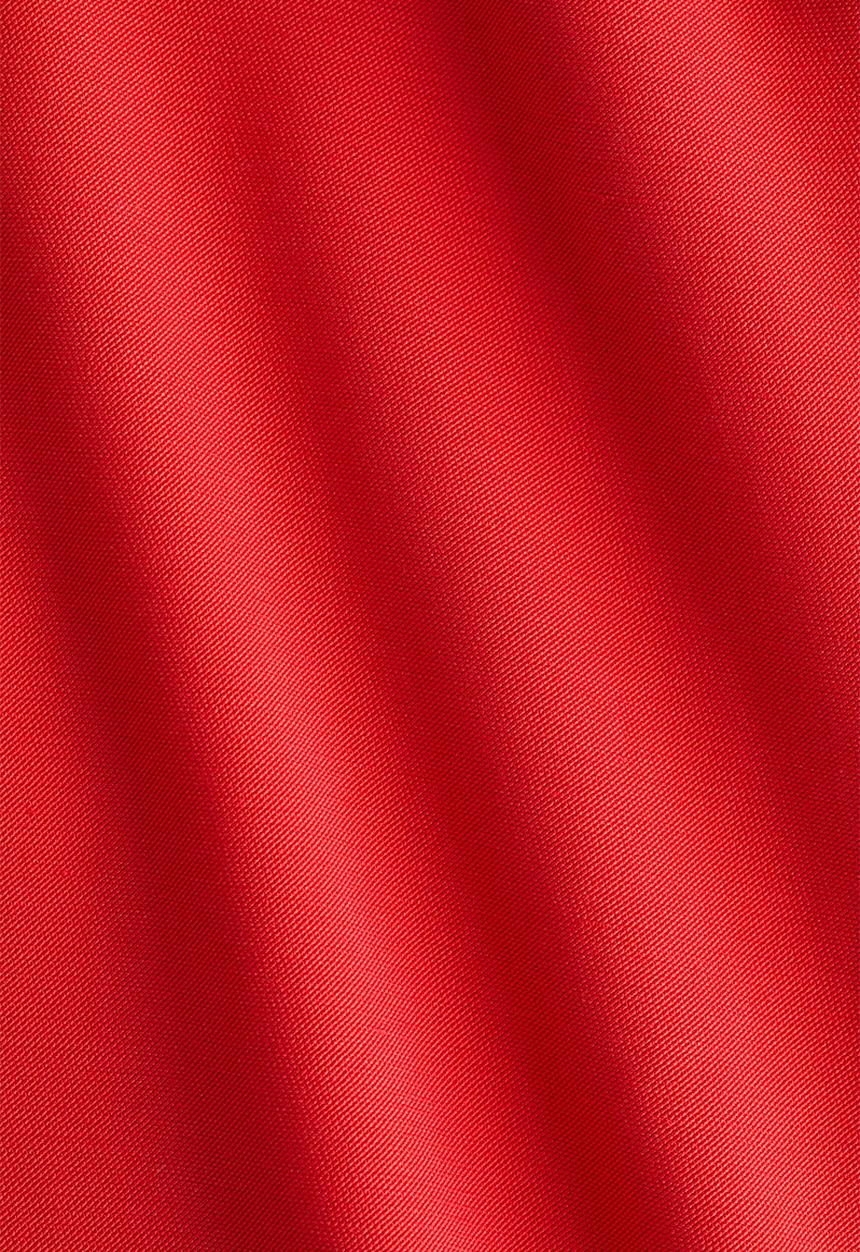 H&M - Asymmetric cape-detail blouse - bright red