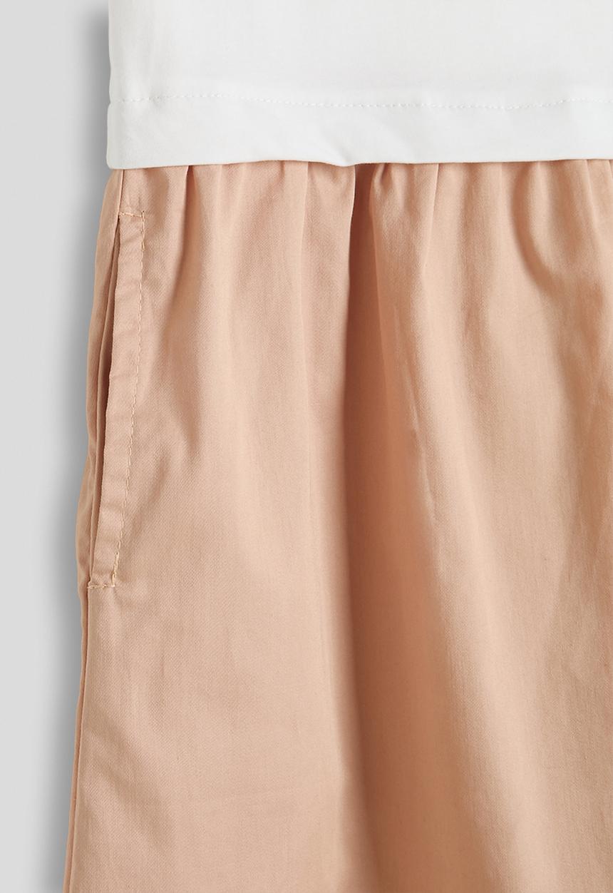 POLO - Girls Aurora Combo Dress - Pink