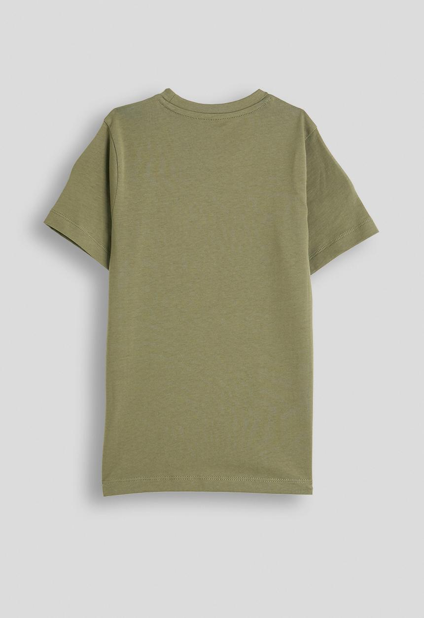 POLO - Boys Luke Polo Stick Ss Tee - Olive