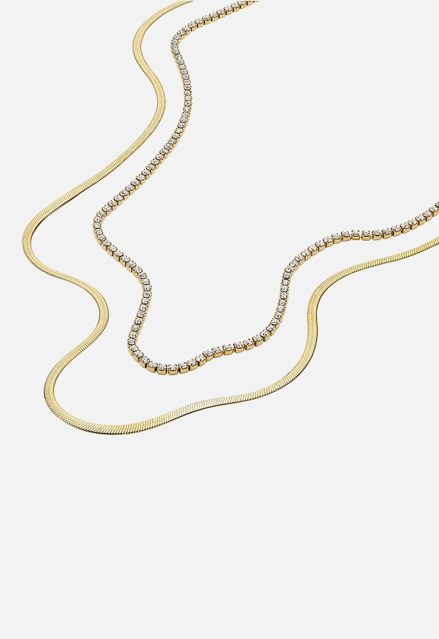 Fossil - Ellis JF04939710 Necklace - Gold