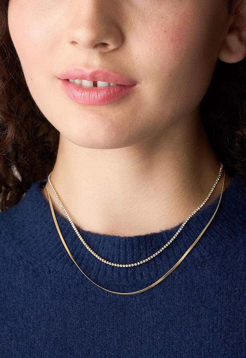 Fossil - Ellis JF04939710 Necklace - Gold