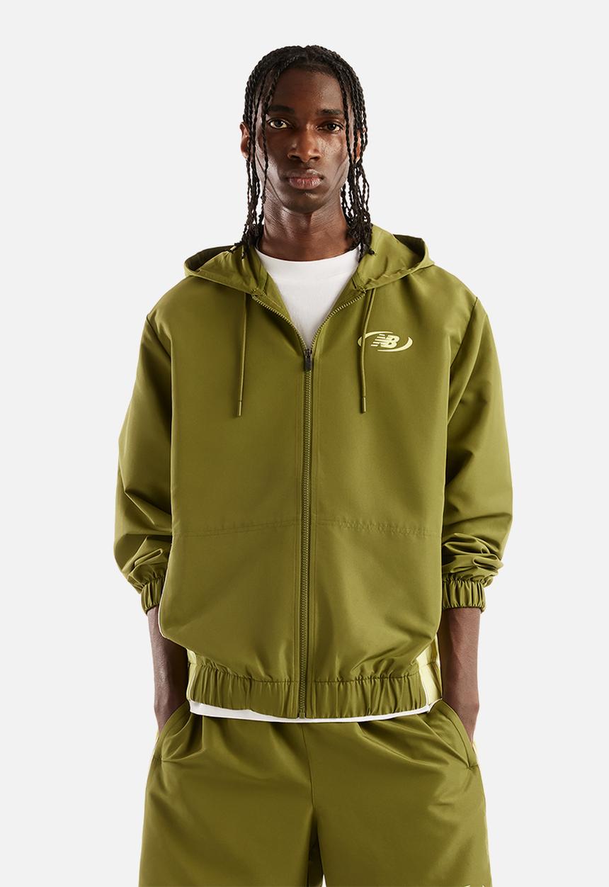 New Balance  - New Balance Trackside Jacket - green
