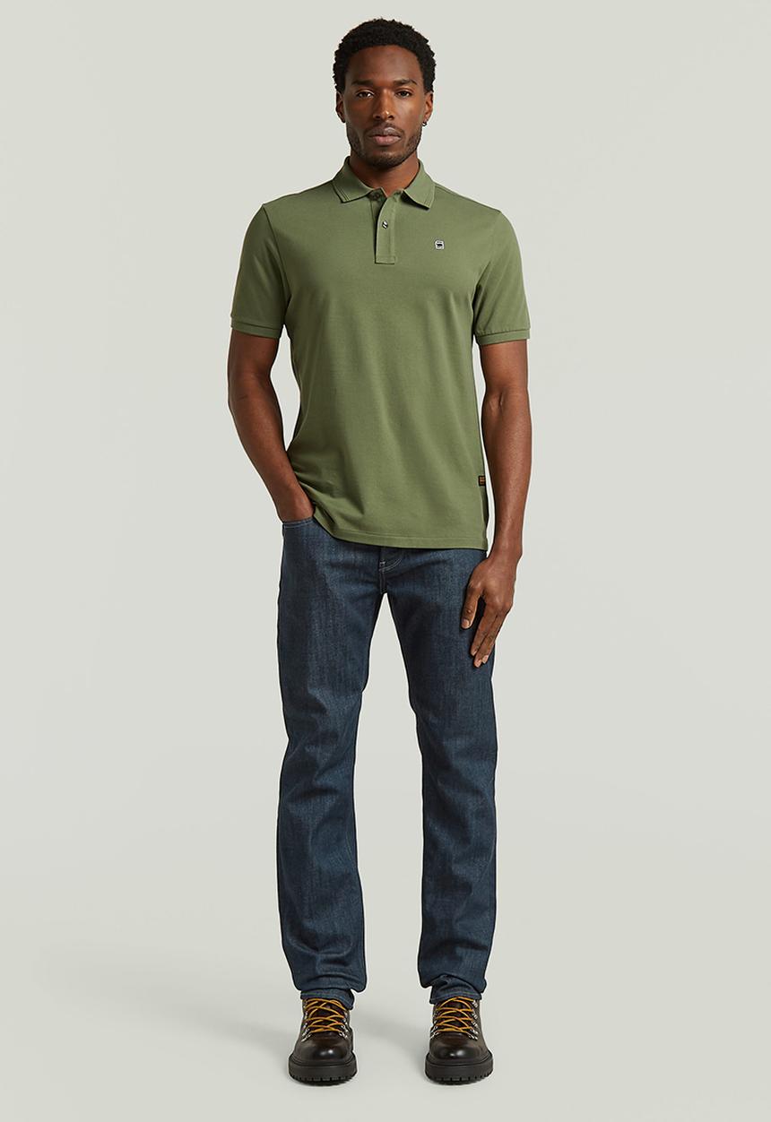 G-STAR - Dunda slim polo s\s- four leaf clover