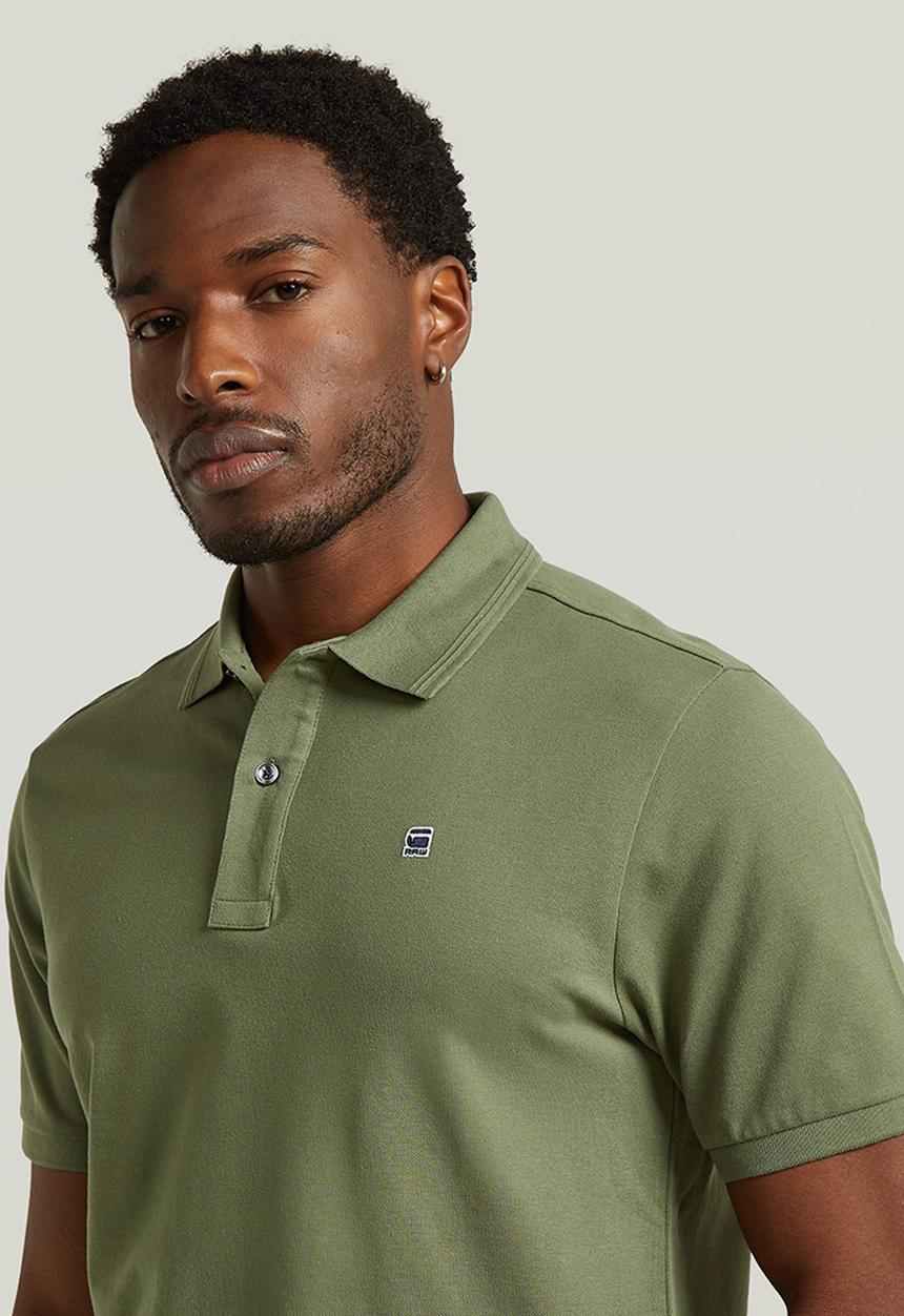 G-STAR - Dunda slim polo s\s- four leaf clover