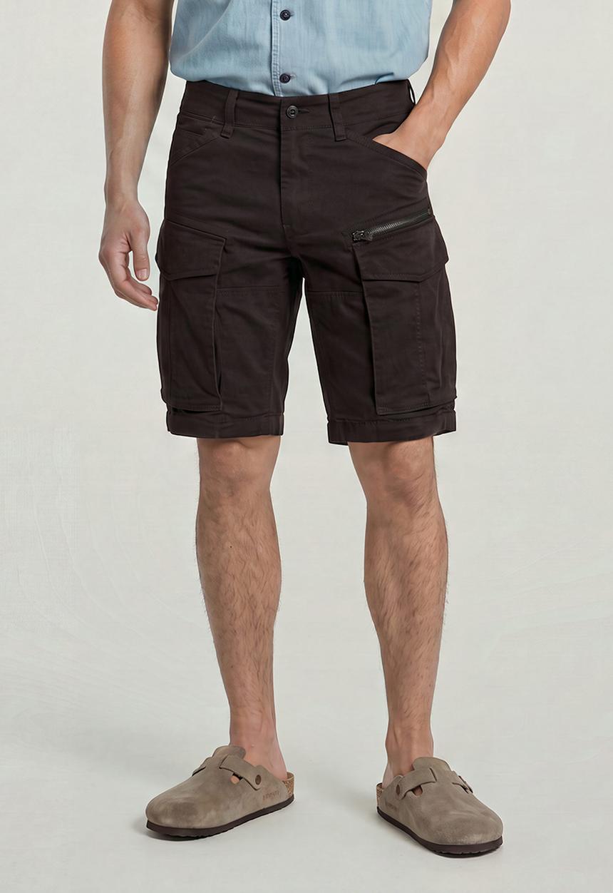 G-STAR - Rovic Zip Regular Short - Dk Black