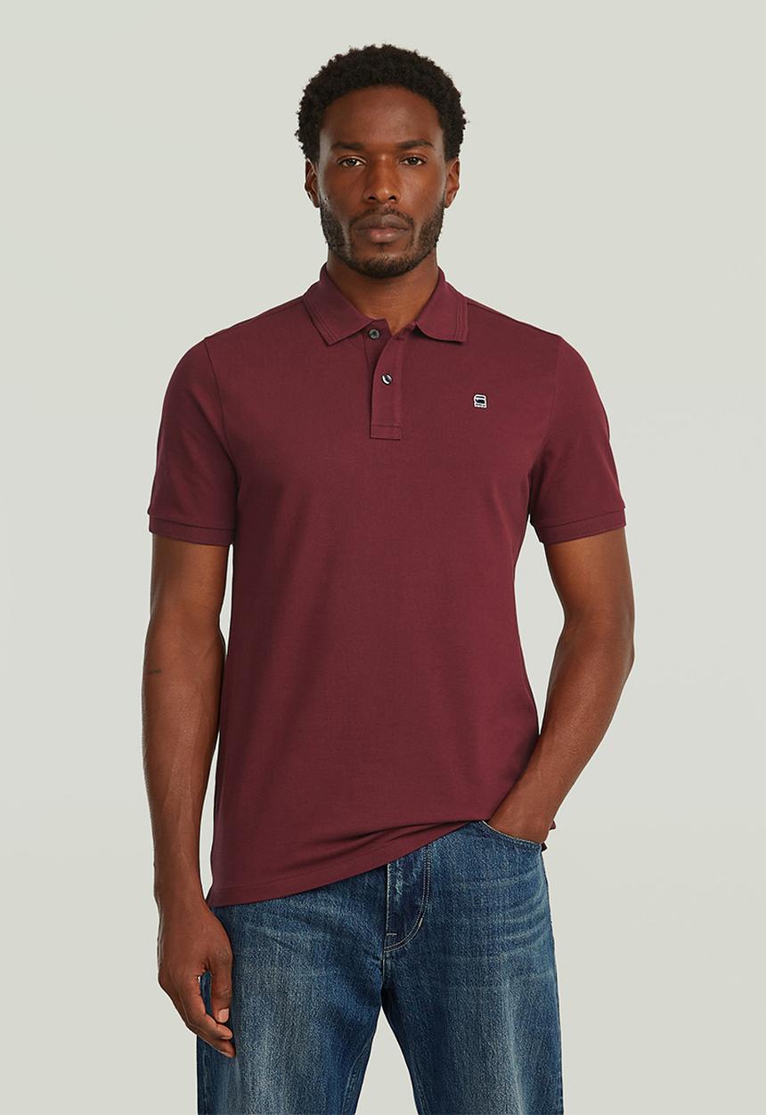 G-STAR - Dunda slim polo s\s - port red