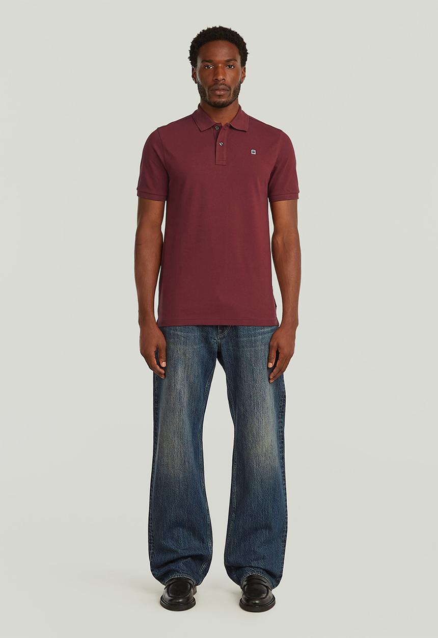 G-STAR - Dunda slim polo s\s - port red