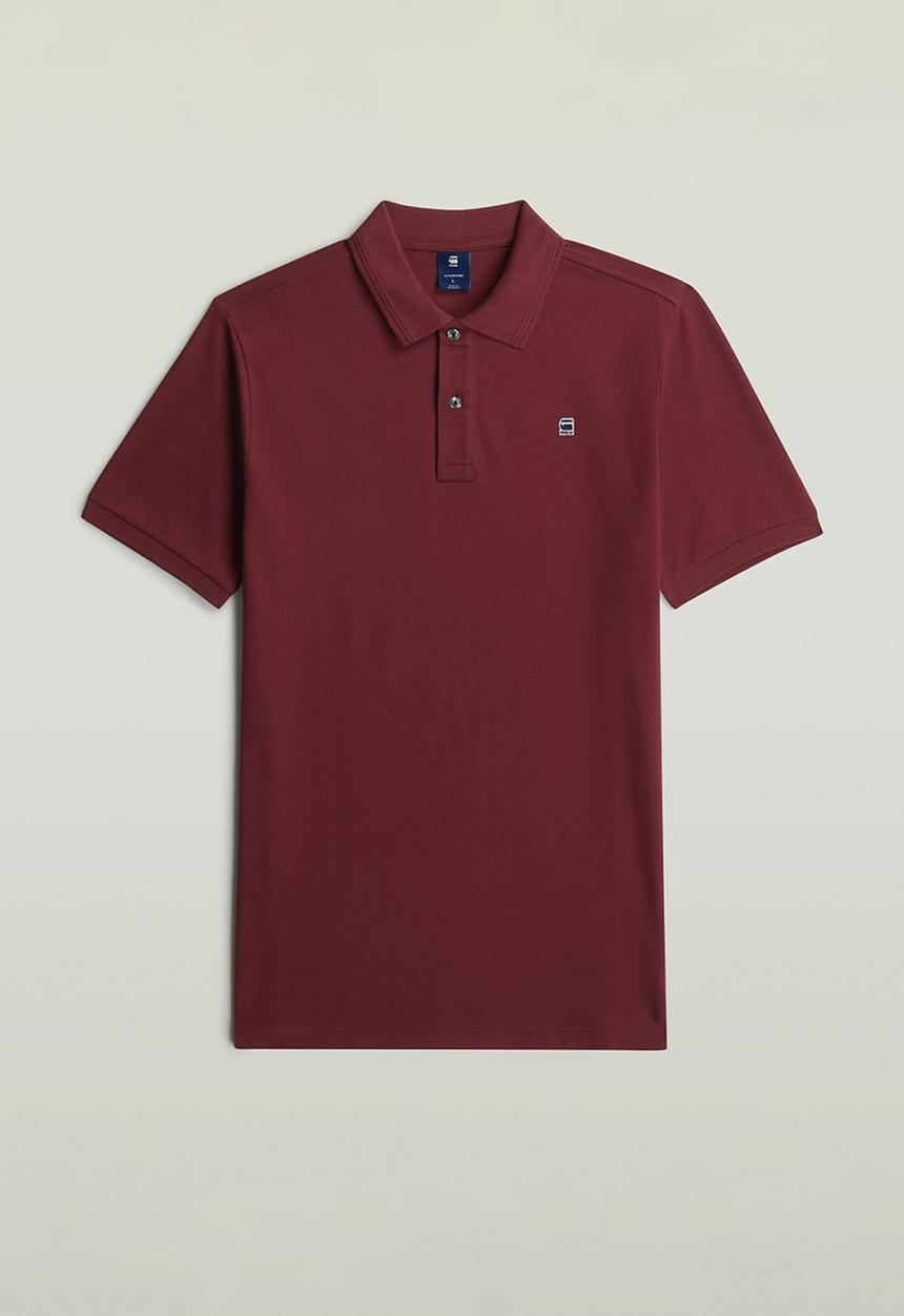 G-STAR - Dunda slim polo s\s - port red