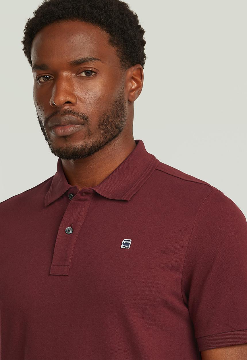 G-STAR - Dunda slim polo s\s - port red
