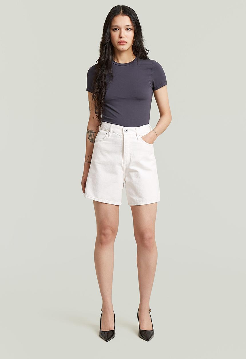 G-STAR - Jett high short clean edge wmn - ecru