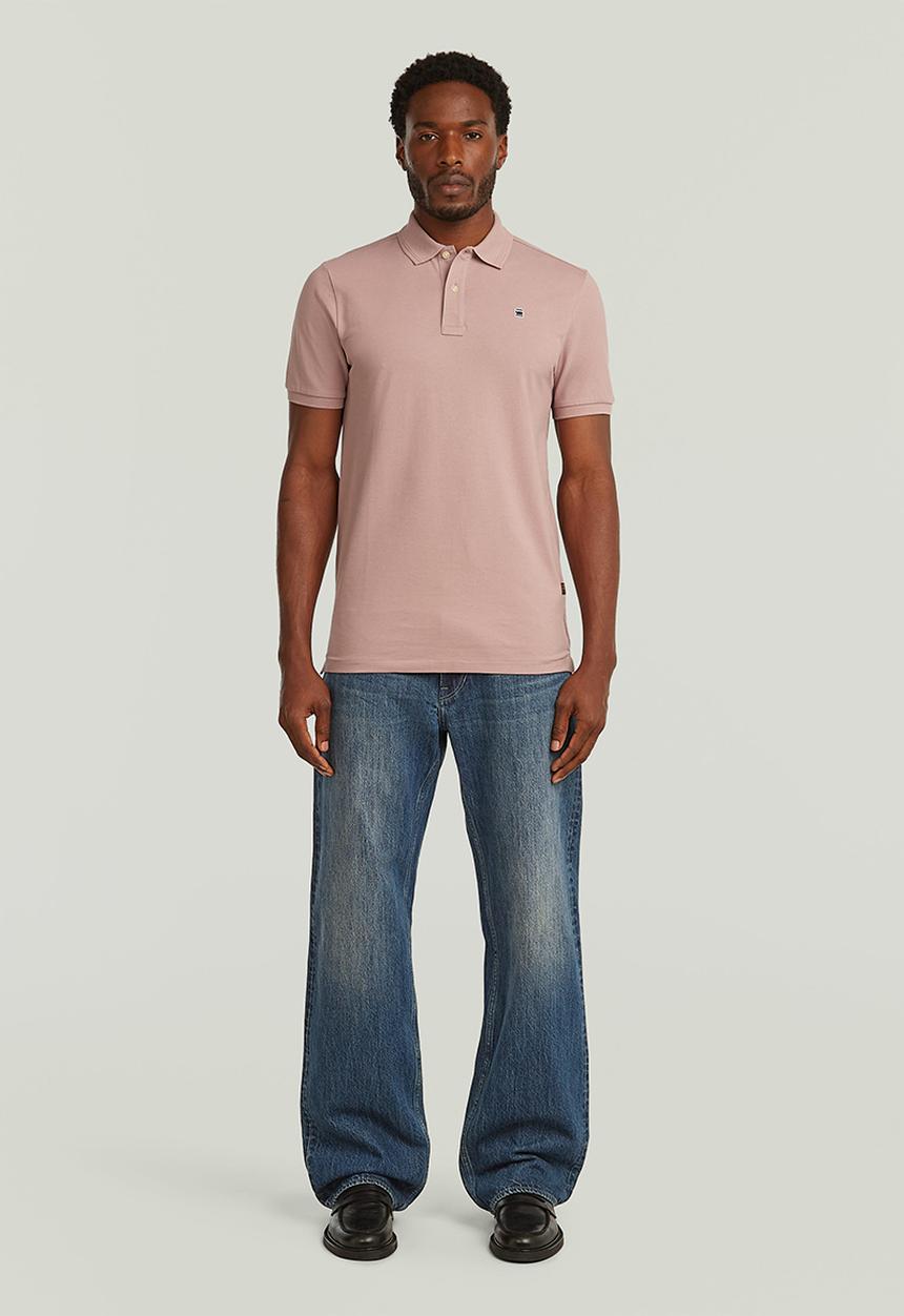 G-STAR - Dunda slim polo s\s-lt berry mist