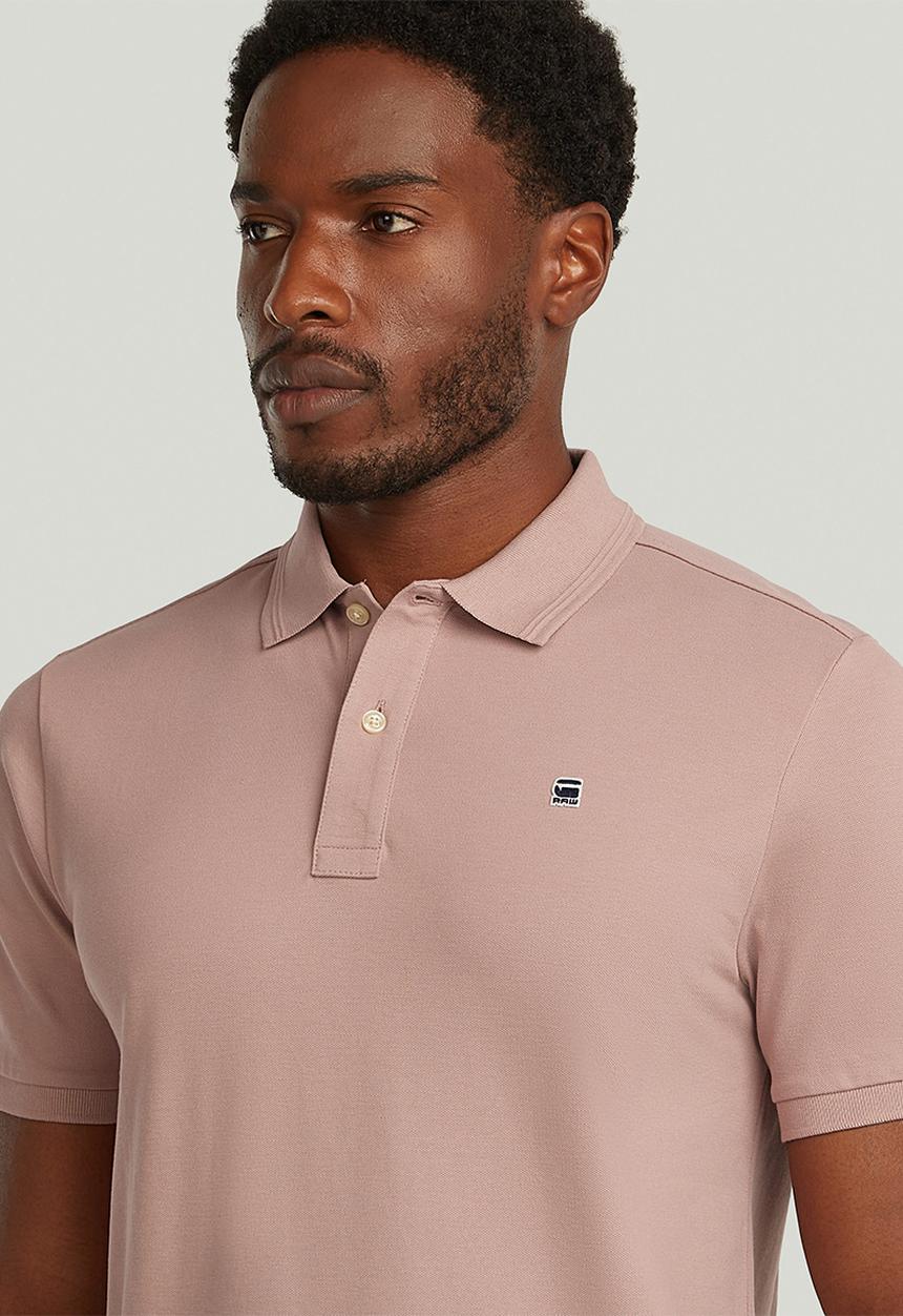 G-STAR - Dunda slim polo s\s-lt berry mist