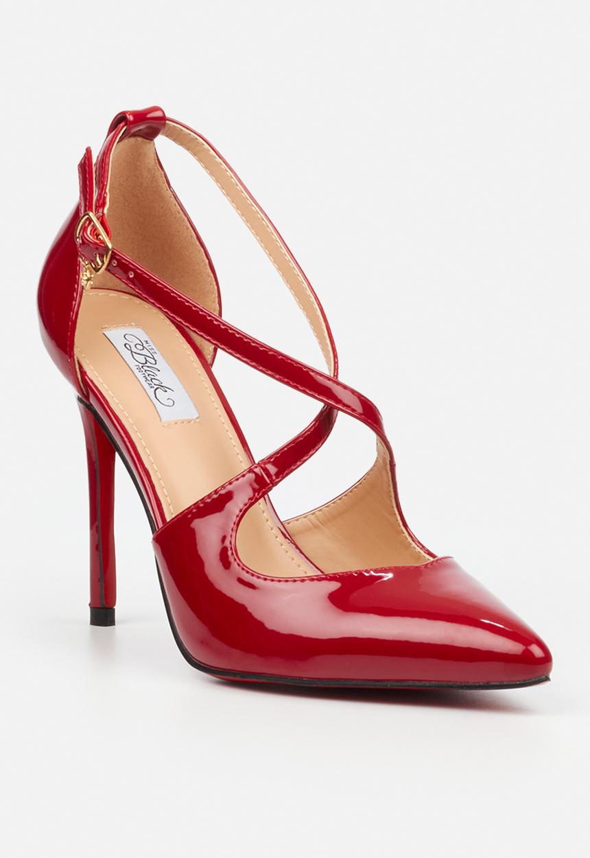 Miss Black - Lola 77 crossover classic heel - red