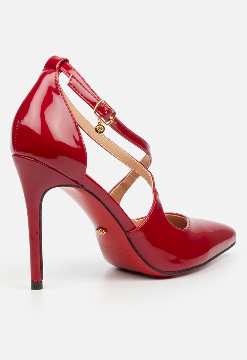 Miss Black - Lola 77 crossover classic heel - red