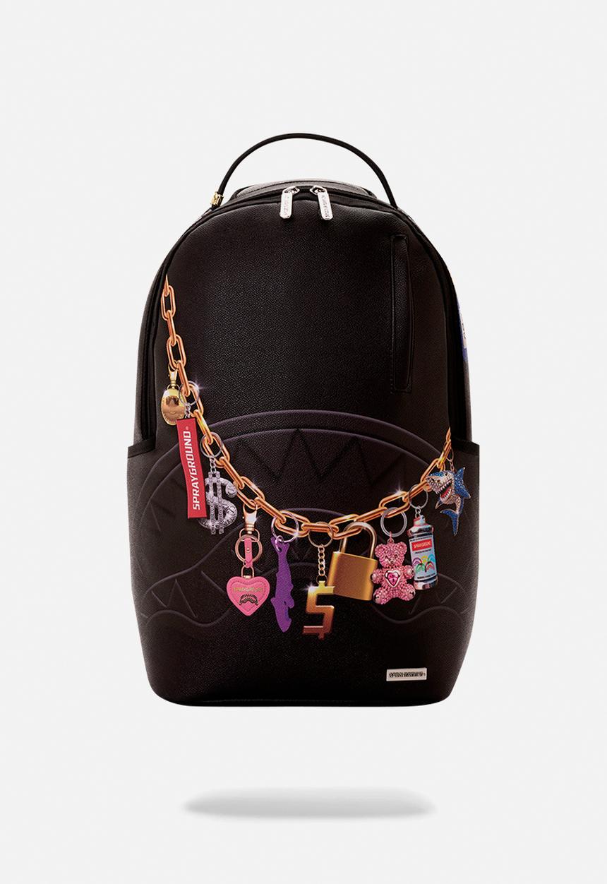 Sprayground - Printed Hanging Stuff Backpack - Black Multi