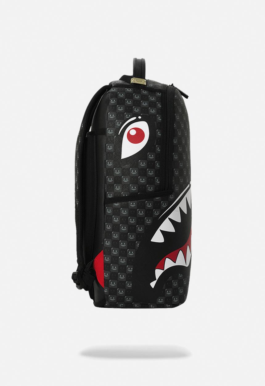 Sprayground - Sharks In Paris Bubbly Black Check Backpack - Black