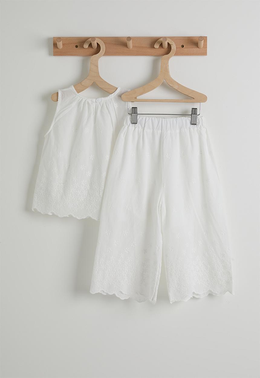 Pop Candy - Top and pants - white
