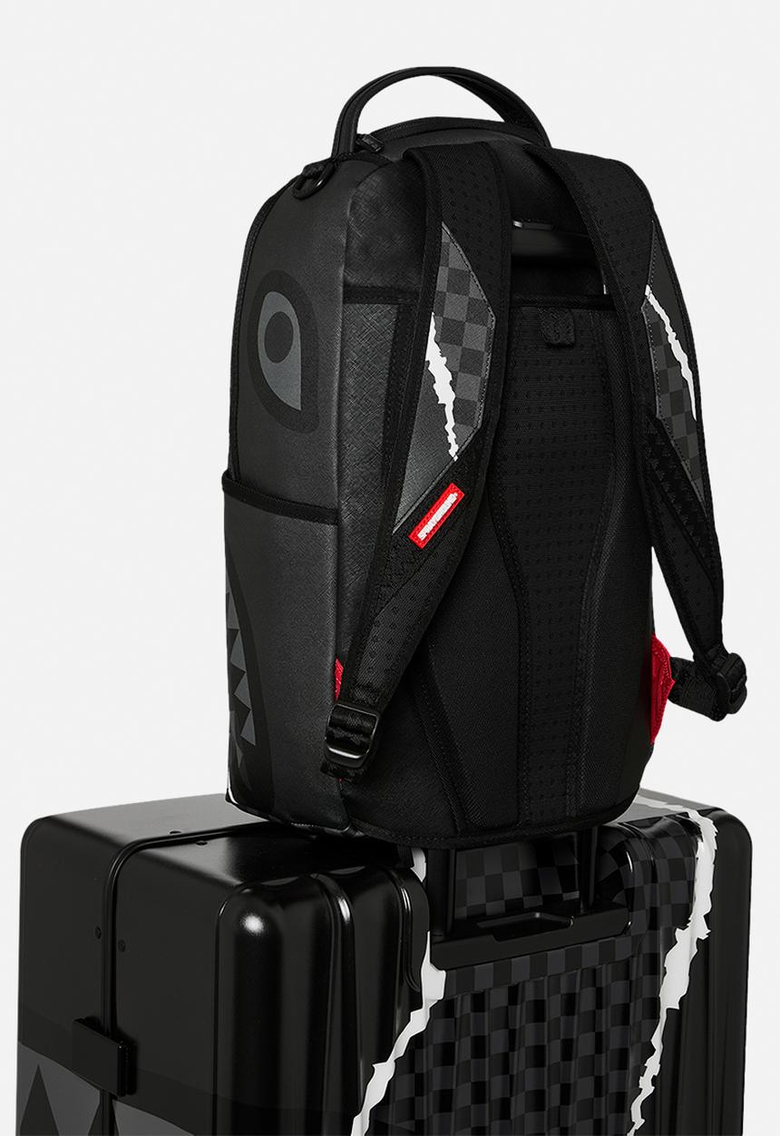 Sprayground - Center Rip Grey Check 29.7" Full-Size Luggage