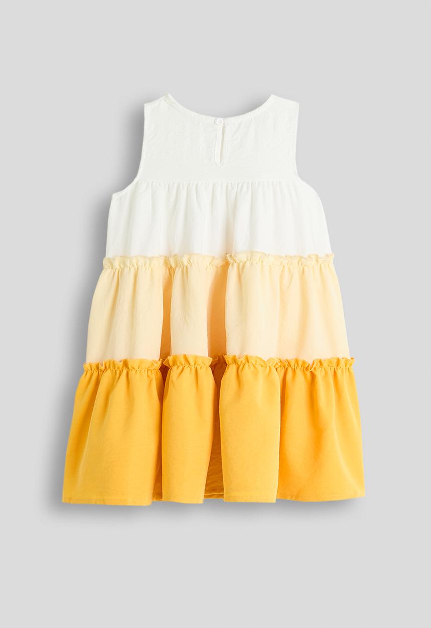 Pop Candy - Tiered tent dress - yellow multi