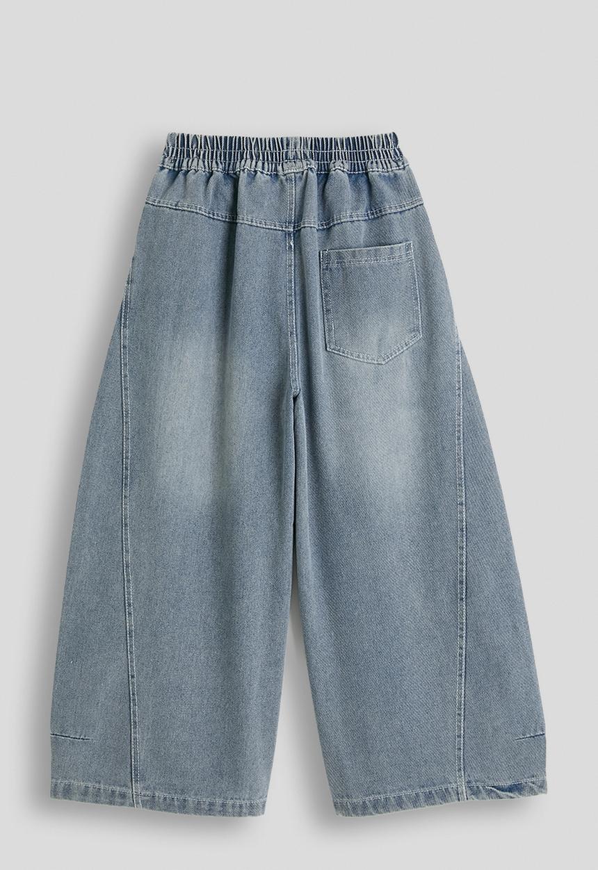 Pop Candy - Wide leg jeans - light navy