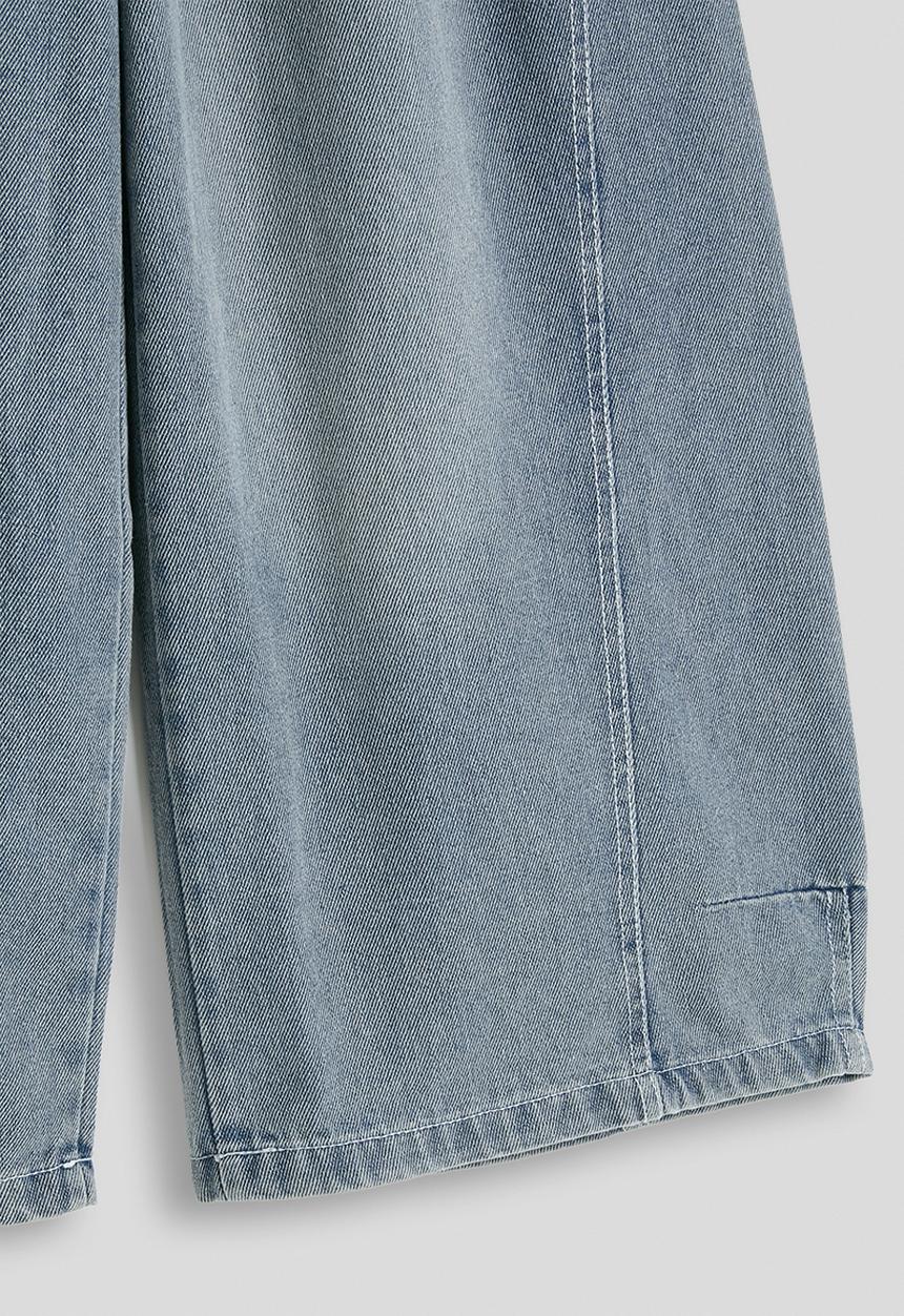 Pop Candy - Wide leg jeans - light navy