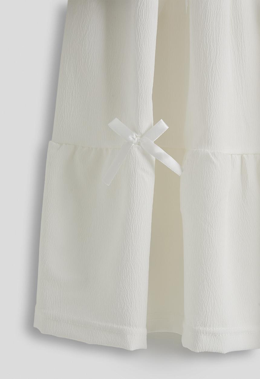 Pop Candy - Tee and maxi skirt - grey/white