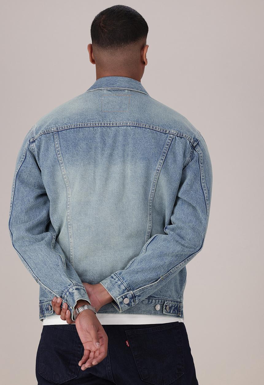 Levi’s® - Relaxed Fit Trucker ZA - Wherever You Are - Med Indigo 