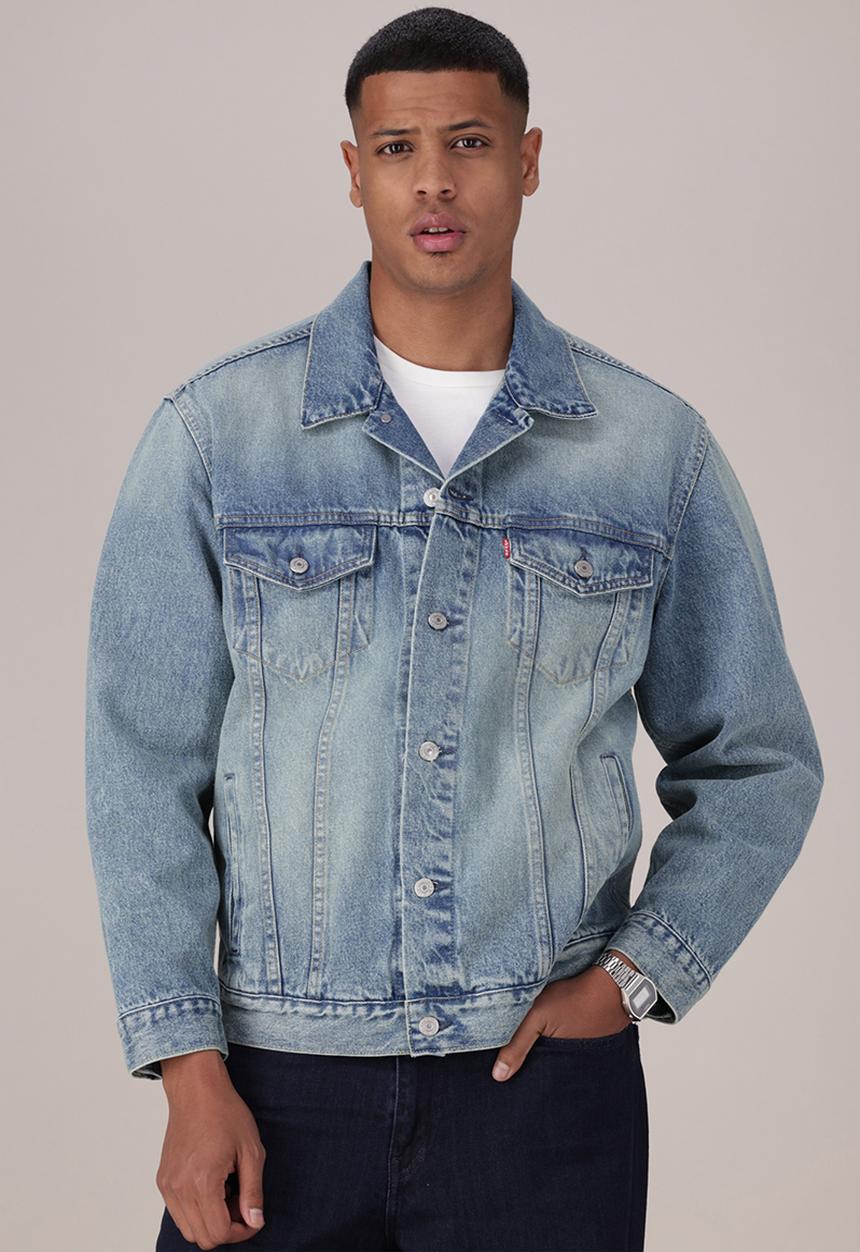 Levi’s® - Relaxed Fit Trucker ZA - Wherever You Are - Med Indigo 