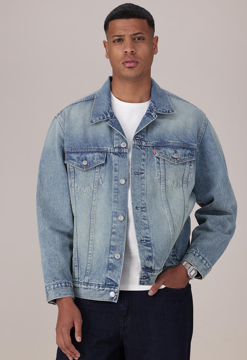 Levi’s® - Relaxed Fit Trucker ZA - Wherever You Are - Med Indigo 