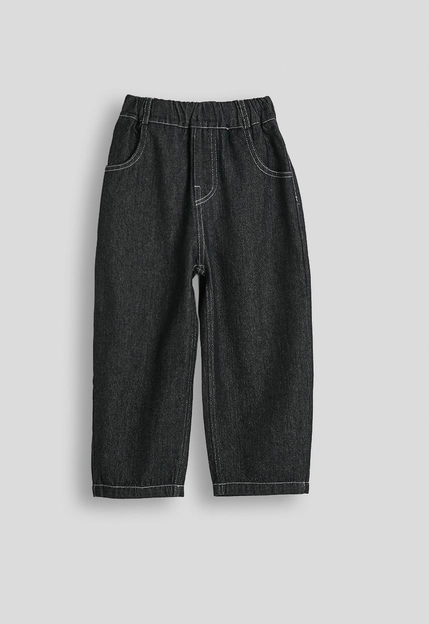 Pop Candy - Wide barrel leg jeans - indigo