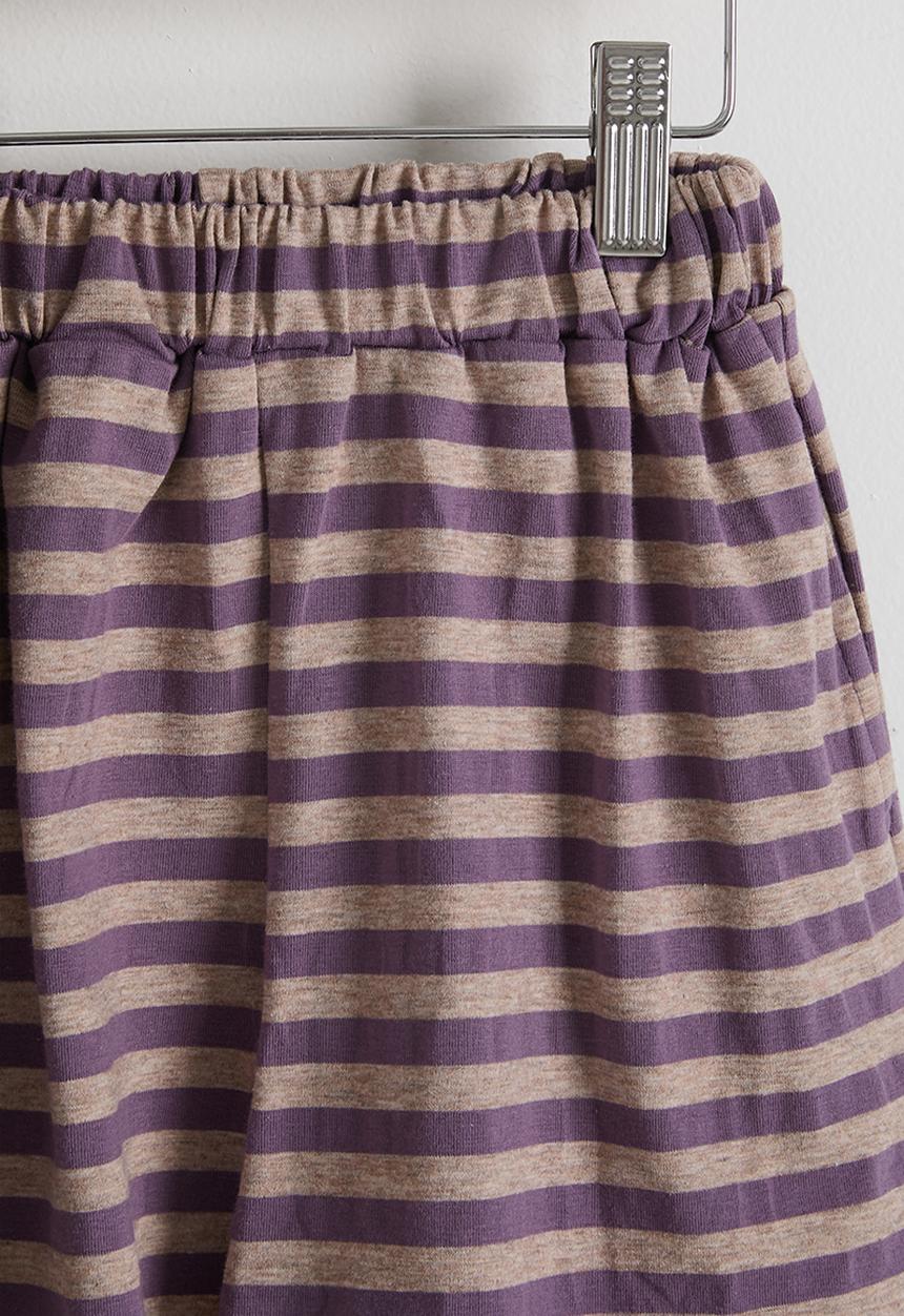 Pop Candy - Tee & shorts - lilac stripes