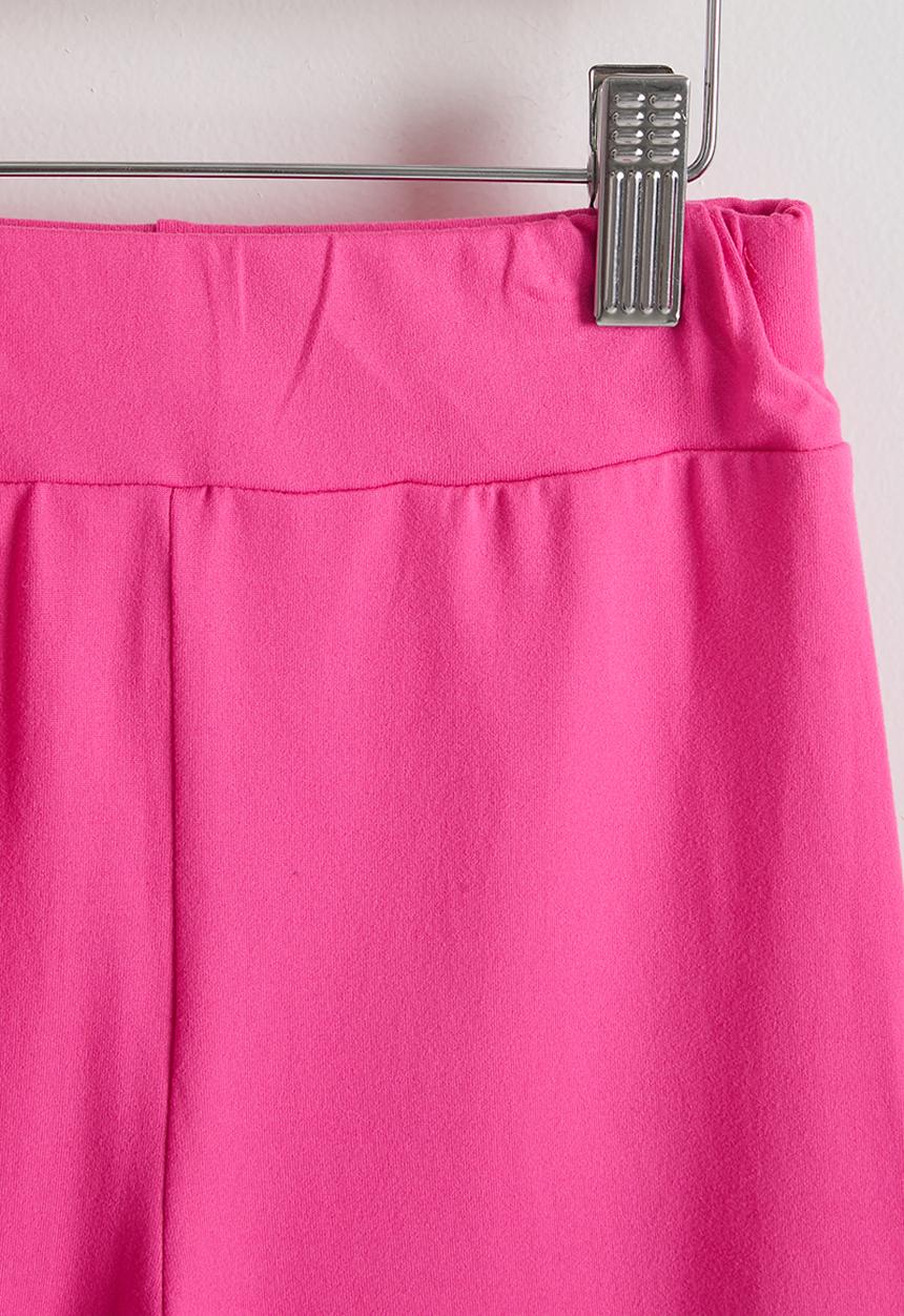 Pop Candy - Tee & cycling shorts - pink stripe & pink