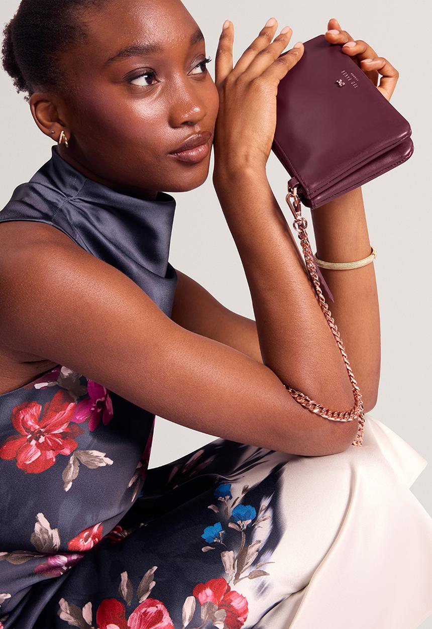 Ted Baker - Aleea: Crossbody Mini Pouch - Red