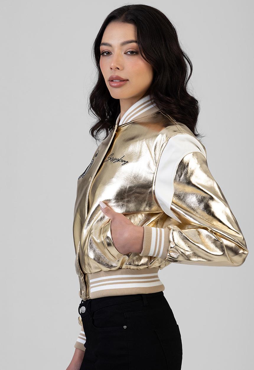 SISSY BOY - Take It Easy Bomber Jacket - Gold