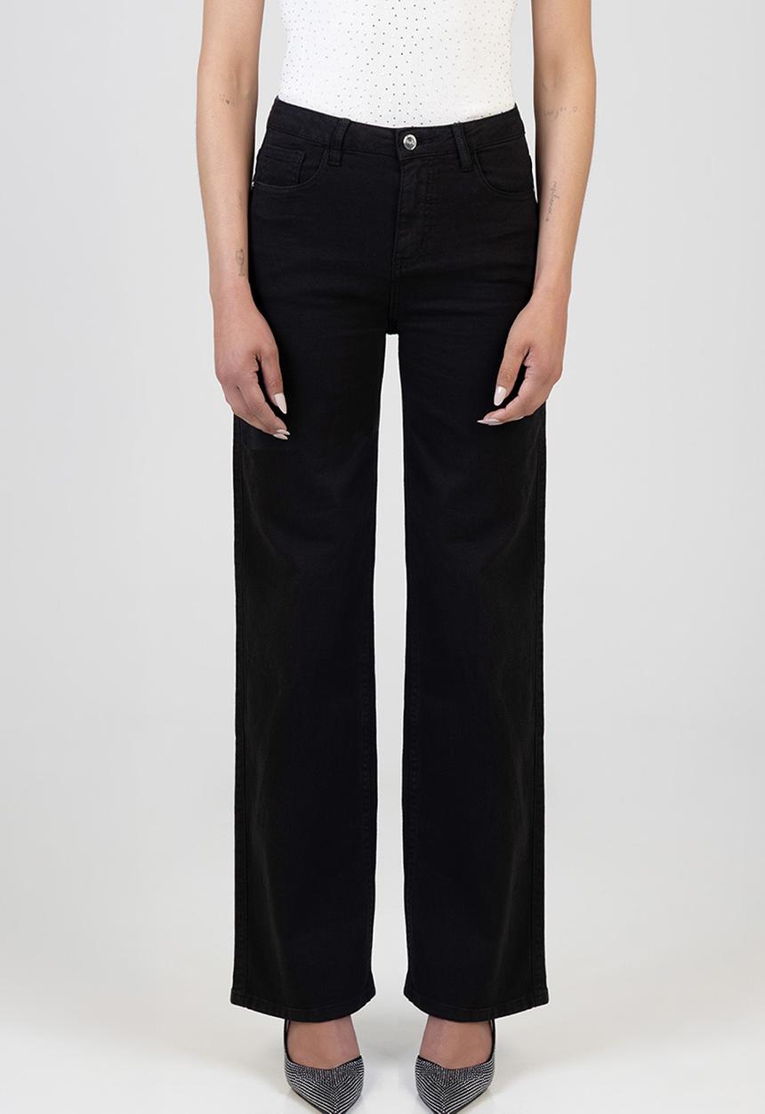 SISSY BOY - Nollene Wide Leg Jeans - Black